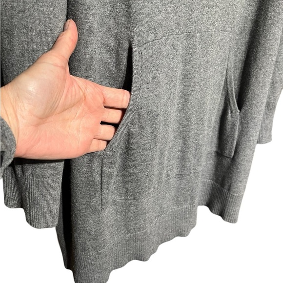 Chico's Zenergy Cashmere Cotton Embellished Hoodie Tunic Sweater - $109 - Picture 8 of 15